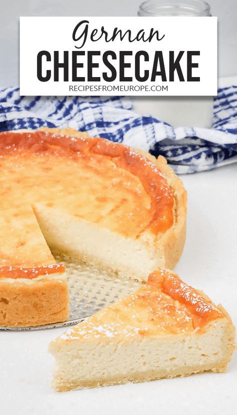 Real Cheesecake Recipe, German Quark Recipe, Quark Cheesecake, Adventurous Recipes, German Cheesecake, Quark Recipes, German Cheese, European Desserts, German Pastries