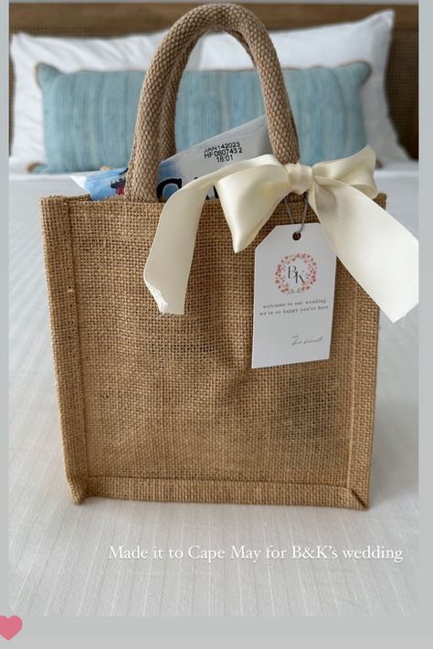 Small Jute Burlap Gift Bag Wedding … curated on LTK