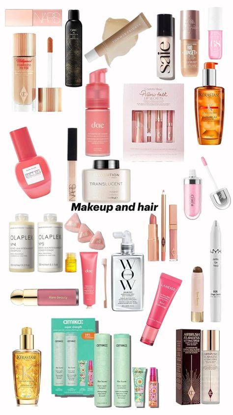 Ideas to put on your Christmas 2024 list for hair and makeup Makeup To Get For Christmas, Makeup For Christmas List, Christmas List Makeup, Hair Ideas For Christmas, Makeup Ideas Christmas, Makeup For Christmas, 2024 List, Ideas For Christmas, Makeup And Hair