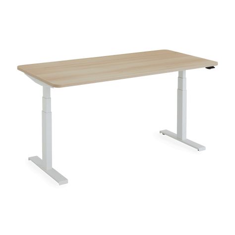 Solo Sit-to-Stand Desk Sit To Stand, Adjustable Standing Desk, Inspiring Spaces, Work Desk, Home Office Furniture, Built Ins, Table Desk, Folding Table, Online Furniture