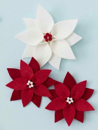 Diy Felt Poinsettia, Felt Christmas Tree Pattern, Tree Carvings, Printable Christmas Ornaments, Diy Felt Christmas Ornaments, Poinsettia Flowers, Diy Christmas Tree Ornaments, Ornament Diy, Diy Tree