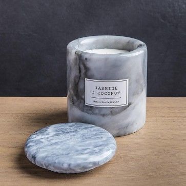 Scandinavian Spa, Marble Candles, Marble Jar, Stone Road, Candle Brand, Marble Home, Bright Decor, Marble Candle, Spa Style