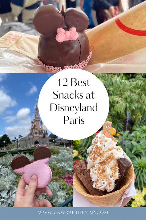 Best snacks at Disneyland Paris Disneyland Paris Food Snacks, Disneyland Paris Souvenirs, Disneyland Paris Snacks, Disney Paris Food, Snacks For Disneyland, Disneyland Paris Food, Disneyland Hotel Paris, Disneyland Desserts, Disneyland Paris Christmas