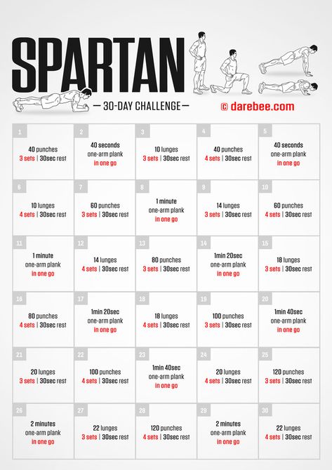 Spartan Workout For Women, Spartan Method, 30 Day Calisthenics Challenge, 28 Day Calisthenics Challenge, Spartan Training Plan, Spartan Race Training Workouts, Spartan Challenge, Spartan Body, Calisthenics Workout Routine