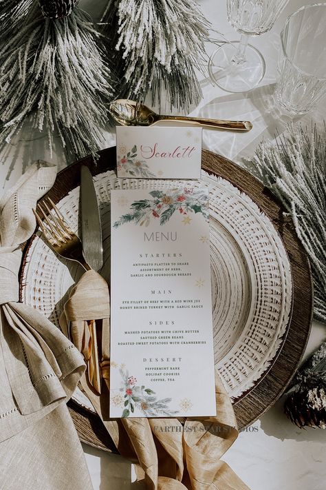 Template Menu, Menu Card Template, Printable Wedding Menu, Menue Design, Minimalist Tables, Wedding Menu Template, Place Card Template, Christmas Menu, Wedding Menu Cards