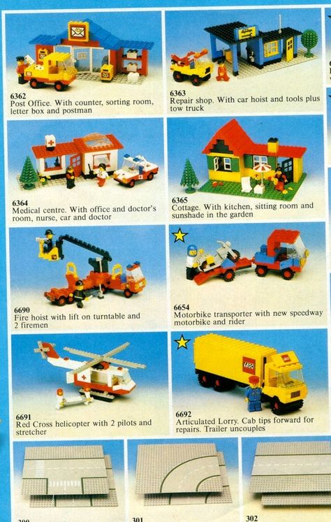 Vintage Lego Instructions, Vintage Lego Sets, 90s Lego Sets, Lego Blocks Printable, Old Lego Sets, Lego Collection, Lego System, Vintage Lego, Lego Activities