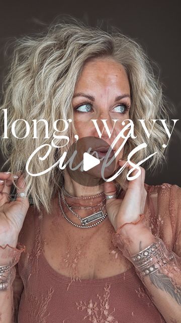 Wavy Hair With Flat Iron, Wavy Hair With Curling Iron, How To Curl Thick Hair, Wavy Hair Flat Iron, 80s Rocker Hair, Kelly Pollitt, Wild Tribe Style, Wild Tribe, Tiny Curls