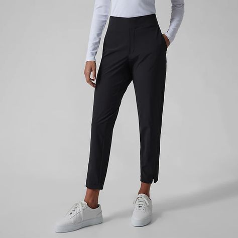 Athleta Brooklyn Ankle Pant, Best Travel Pants, Travel Pants, Lightweight Pants, Petite Shorts, Summer Pants, Ankle Pants, Work Pants, Work Outfit