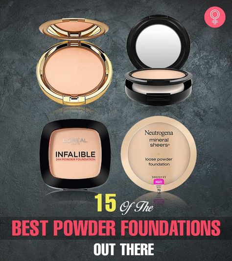 15 Of The Best Powder Foundations Out There Best Pressed Powder For Oily Skin, Best Drugstore Powder Foundation, Powder Foundation For Dry Skin, Powder Foundation For Oily Skin, Powdered Foundation, Compact Powder Makeup, Drugstore Powder Foundation, Best Drugstore Powder, Best Compact Powder