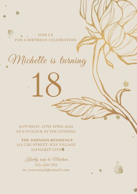 Invitation Card Design For 18th Birthday, Invitation 18th Birthday Design, 18th Birthday Party Invitations Ideas, Invitation Card Design Debut, 18th Debut Invitation Ideas, 18th Birthday Invitation Card Ideas, Invitation Card Design 18th Birthday, 18th Birthday Invitation Ideas, Debut Invitation Card