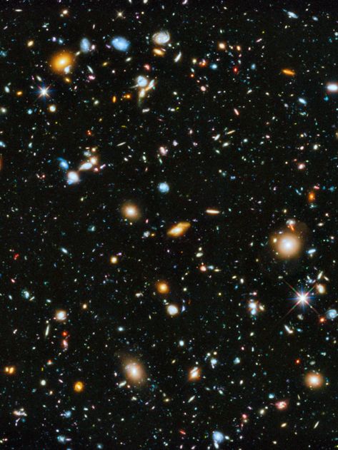 An artificial intelligence tool has been developed to help predict the structure of the universe and aid research into the mysteries of dark energy and dark matter. Check out the article to learn more! Hubble Ultra Deep Field, Hubble Photos, Hubble Space Telescope Pictures, Stars In Space, Structure Of The Universe, Space Observatory, Visible Light Spectrum, Hubble Images, Whirlpool Galaxy