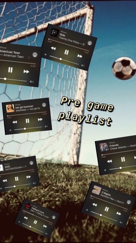 Pre Game Playlist, Soccer Songs, Football Songs, Pre Game, American Teen, Clean Aesthetic, Soccer Games, Song Playlist, Teenage Boys