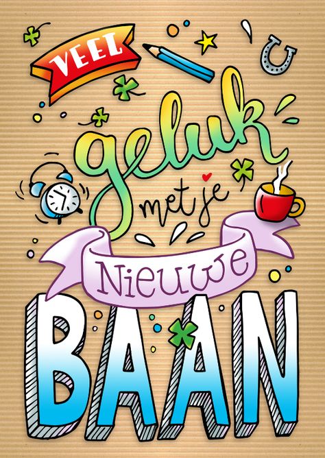 Vrolijke felicitatie voor een nieuwe baan: Happy New Job! @ wensplein en kaartje2go / Creagaat Happy New Job, Make This, Beautiful Red Roses, Red Rose Flower, New Job, Birthday Wishes, Hand Lettering, Happy New, Red Roses