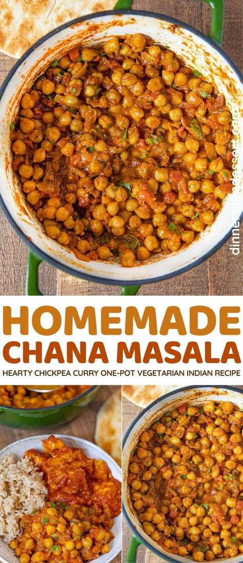 Vegetarian Recipes Dinner Chickpeas, Not Spicy Indian Food, Chana Masala Chickpeas, Indian Food Chickpeas, Indian Veggies Recipe, Curry Masala Recipe, Chickpea Indian Curry, Healthy Chana Masala, Easy Indian Lentil Recipes