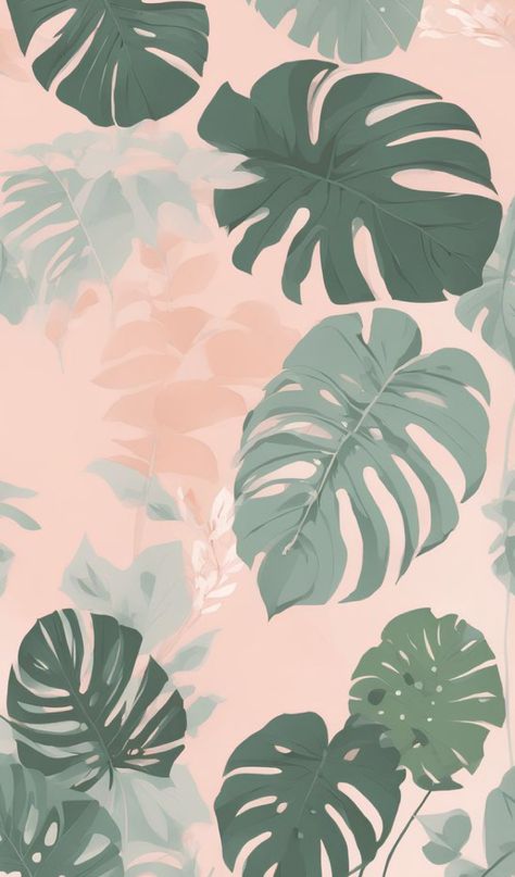 Monstera Plant Wallpaper Iphone, Monstera Plant Background, Monstera Phone Wallpaper, Monstera Deliciosa Aesthetic, Wallpaper Backgrounds Plants, Monstera Wallpaper Aesthetic, Leaf Drawing Aesthetic, Plants Background Aesthetic, Aesthetic Leaf Wallpaper