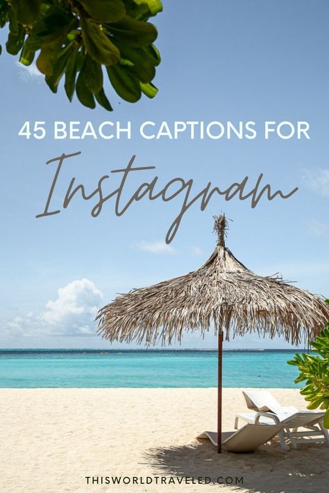 In this post you'll find 45 of the best beach day captions to brighten up your latest photos and engage your Instagram audience! These are my favorite ocean, sun and beach day captions to use when I'd rather spend more my time on the sand then thinking of what to say!