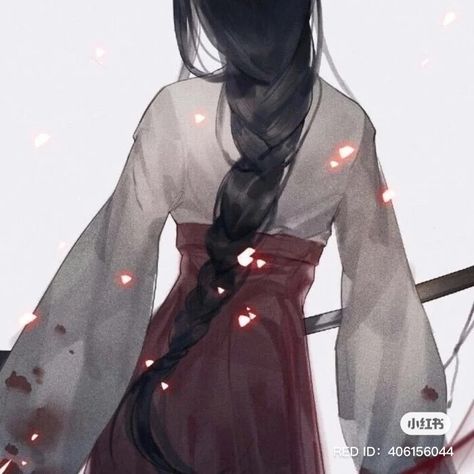 Japanese Shrine, Shrine Maiden, Chinese Aesthetic, The Mimic, Chinese Art Girl, Blossoms Art, Anime People, Hair Reference, Anime Poses Reference