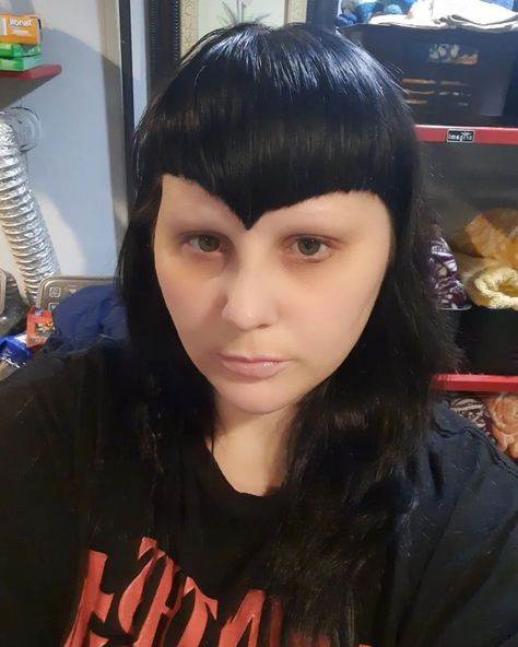 Anyone else grow out their v bangs just to cut them again??? So my v bangs are back!!! I think I like them long like this 🖤🖤 #vbangs #gothhair #gothhairideas #gothhairstyle #althair #althairstyles #althairinspo #gothic #gothgirl #gothsofinstagram #fyp V Bangs, Goth Hair, How To Cut Bangs, Goth Makeup, Grow Out, V Cuts, Makeup Inspo, Hair Inspo, Bangs