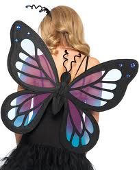 butterfly wings you can wear Purple Fairy Wings, Butterfly Halloween Costume, Butterfly Wings Costume, Bratz Halloween Costume, Fairy Wings Costume, Butterfly Halloween, Fairy Costumes, Butterfly Fairy Wings, Butterfly Costume