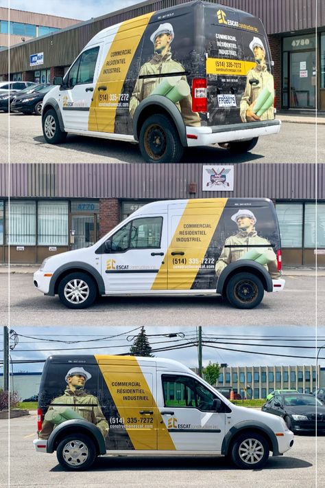 Vehicle Wraps Ideas, Van Graphic Design, Van Wrap Design Ideas, Construction Graphics, Vehicle Graphics Branding, Trailer Wrap, Welding Logo, Van Signage, Vehicle Wrap Design