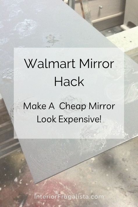 Peel And Stick Mirror Ideas, Cheap Mirror Makeover Diy, Rectangular Mirror Decor Diy, Cheap Mirror Ideas, Diy Walmart Mirror Ideas, Walmart Mirror Diy, Cheap Mirror Wall, Oval Mirror Makeover Diy, Cheap Mirror Makeover