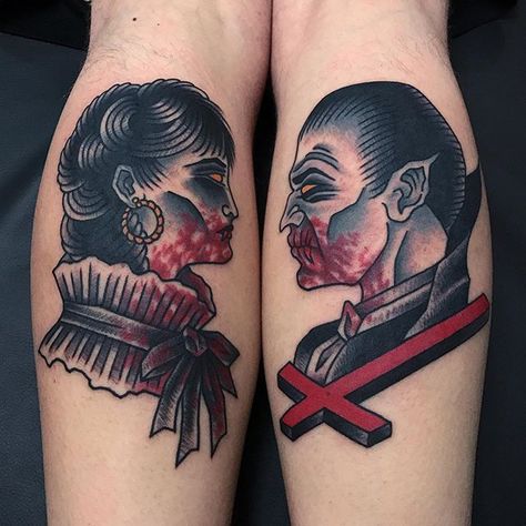 Loveless Tattoo, Tattoos Ghostface, Ghostface Tattoo Ideas, Vampire Tattoo Designs, Ghostface Tattoo, Dracula Tattoo, Grace Tattoo, Traditional Tattoo Stencils, Lovers Tattoo