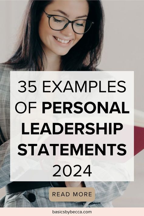 Shape your leadership journey in 2024! 🌟 Explore 35 powerful examples of personal leadership statements to inspire your growth. 🚀 Craft your own path with these insightful statements. Read more for a journey of self-discovery! ✨ #PersonalLeadership #GrowthStatements #BasicsByBecca #2024 Insights Discovery, Leadership Examples, Personal Leadership, Leadership Is, Leader In Me, Positive Habits, Embrace Change, Mindfulness Practice, Leadership Development