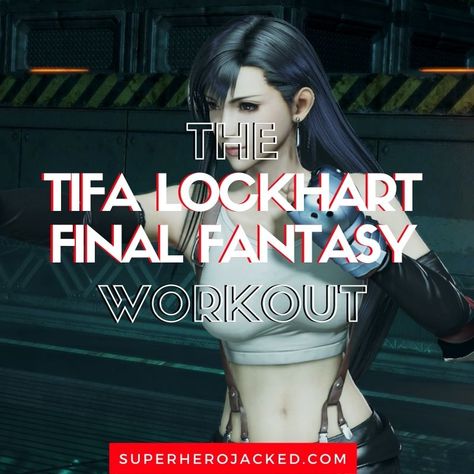 Tifa Lockhart Workout Routine: Train like The Final Fantasy Character Fantasy Workout, Anime Workout, Pyramid Training, Model Workout, Mixed Martial Arts Training, Superhero Academy, Tifa Lockhart, Martial Arts Workout, Jump Squats