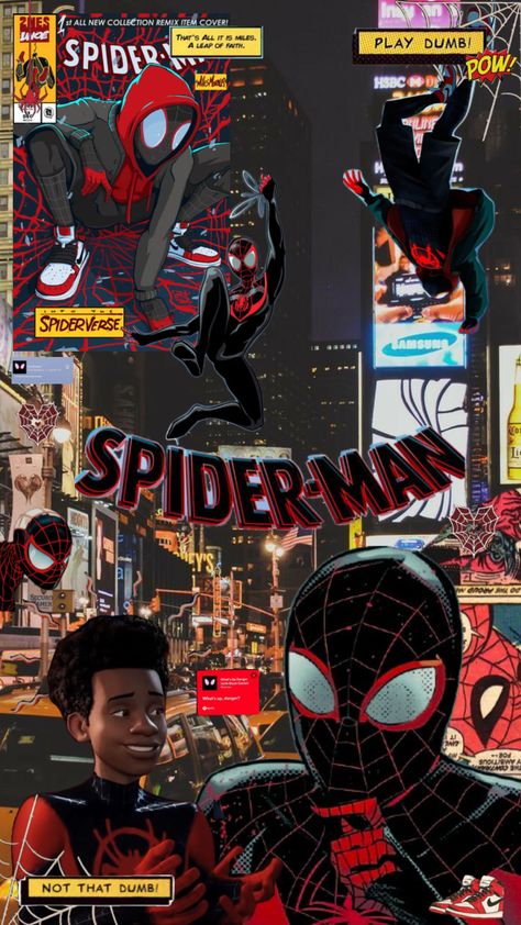 Across the spiderverse #milesmorales #spiderman #bae #acrossthespiderverse Spiderman Wallpaper Into The Spiderverse, Spiderman Across The Spiderverse Wallper, Spiderman In The Spiderverse, Spiderverse Lockscreen, Miles Morales Across The Spiderverse, Post Malone Video, Iron Man Comic Art, Spiderman Lockscreen, Spiderman Across The Spiderverse