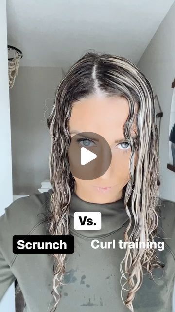 Tara Bohm on Instagram: "Curl scrunching vs curl training... which one works better?

I think the video will clear this RIGHT up, but let's break it down a little. ⤵️

First up, these are two different techniques with two VERY different results. 

When you train the curls, you’re allowing the hair to absorb moisture and for uniformity to take better place. This leads to better health and shape of the overall curl pattern. In my experience, I can go dayssss without having to wash or refresh just from taking the extra time to curl train!

When you scrunch and go, you allow the curl to be squeezed. This gives less definition but rather a loosely/ kinked curl.

If your goal is seeing more of those separate curls and definition (and better moisture)... I think the difference is pretty clear!! ? Hair Scrunching Tips, How To Take Care Of Curls, Train Curly Hair, How To Get Tighter Curls, How To Train Your Curls Natural Hair, Strainer Curls, How To Train Your Hair To Be Curly, How To Train Curls, How To Curl Thick Hair Fast