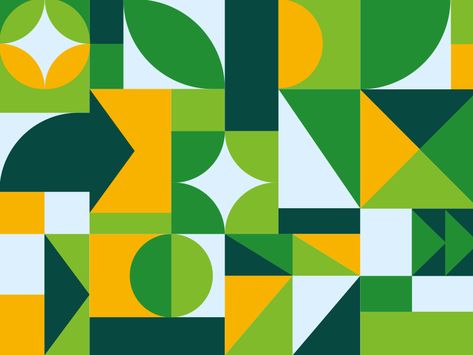 Environment Design Concept, Green Graphic Design, Triangle Graphic Design, Green Mural, Green Patterns, Abstract Graphics, Geometric Shapes Art, 타이포그래피 포스터 디자인, Vintage Poster Design