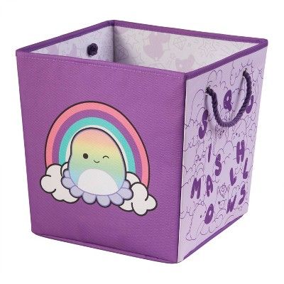 This poly-canvas storage bin is a great place to store your Squishmallows friends! Featuring colorful Squishmallows characters, your little one will want to put all of the extra items that clutter a bedroom into this fun and colorful storage bin. With rope handles that make it easy to maneuver and a fun pattern, this is a great accent to any bedroom or game room. Squishmallows Characters, Purple Girls Room, Rope Storage, Bonfire Party, Shop Lego, Cute Squishies, Colorful Storage, Canvas Storage, Barbie Doll House