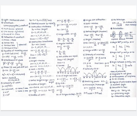 Jee Notes, Wave Optics, Mechanical Wave, Basic Anatomy, Short Notes, Basic Anatomy And Physiology, Physics Notes, Short Note, Atomic Structure