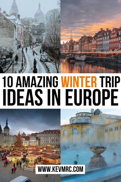 Don't know where to go in Europe in winter? Here are my 10 favorite places to visit in Europe in winter, with weather info and more. best places to visit in europe in winter | best places in europe in winter | europe winter travel destinations | winter trip ideas | best winter trips in europe | winter bucket list Where To Go In Europe, Winter Travel Essentials, Trips In Europe, Europe In Winter, Europe Winter Travel, Best Places In Europe, Places To Visit In Europe, Winter Travel Destinations, Cheap Places To Travel