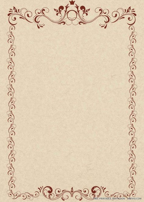 Download (FREE PRINTABLE) – DIY Lace Birthday Invitation Templates #free #freeinvitation2019 #birthday #disney #invitations #invitationtemplates Template Border, Medieval Invitation Template, Index Template Free Printable, Cute Birthday Invites, Invitation Template Aesthetic, Aesthetic Invitation Template, Decorative Paper, Templates Free, Template Ideas