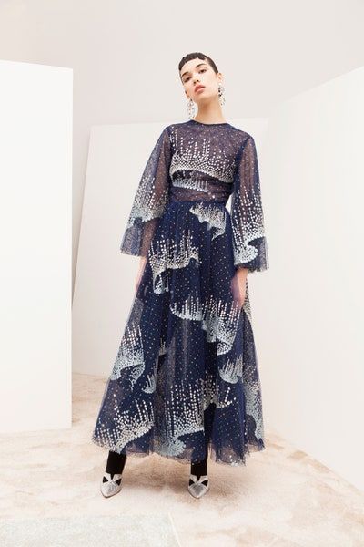 Sandra Mansour Fall 2018 Ready-to-Wear Collection - Vogue Sandra Mansour, Ziad Nakad, Embroidered Tulle Dress, Fancy Gowns, Statement Dress, Fashion Show Collection, Zuhair Murad, Jason Wu, Embroidery Lace