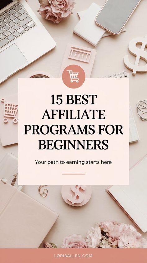 Looking to start earning online? Check out these 15 beginner-friendly affiliate programs that will kickstart your journey to passive income. From Amazon Associates to Etsy, discover the best options to monetize your content effortlessly. Perfect for bloggers, influencers, and digital creators ready to turn their passion into profit! #AffiliateMarketing #MakeMoneyOnline #BeginnerTips #EarnFromHome Best Affiliate Programs, Pinterest Affiliate Marketing, Affiliate Marketing Course, Tiktok Shop, Social Influence, Pinterest Templates, Online Checks, Amazon Associates, Financial Success