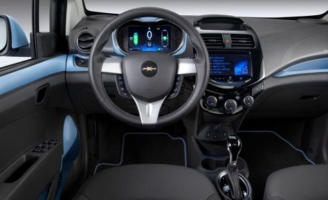 2014 Chevy Spark EV Interior: http://www.greenerideal.com/vehicles/0508-2014-chevrolet-spark-ev-launches-this-summer/ Chevy Spark Accessories, Chevy Spark Interior, Spark Gt, Chevy Spark, Green Cars, Womens Health Magazine, 2014 Chevy, Chevrolet Spark, Car Images