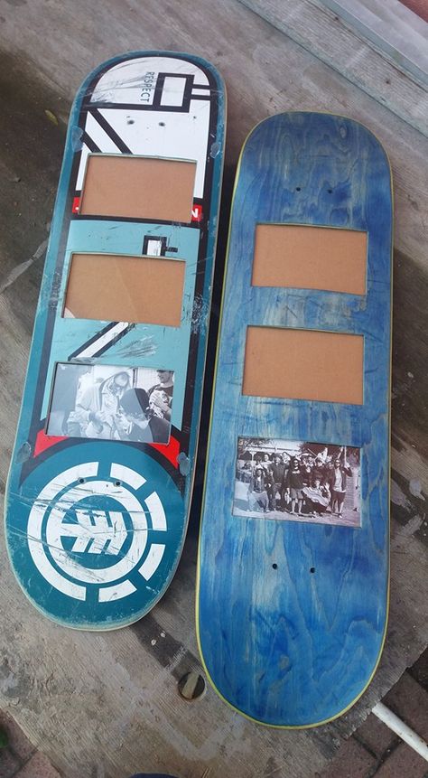 Lowrider Room Decor, Skateboard Wall Art Diy, Skateboard Decor Ideas, Skateboard Projects, Repurposed Skateboard, Broken Skateboard, Graffiti Furniture, Skateboard Room, Skateboard Furniture