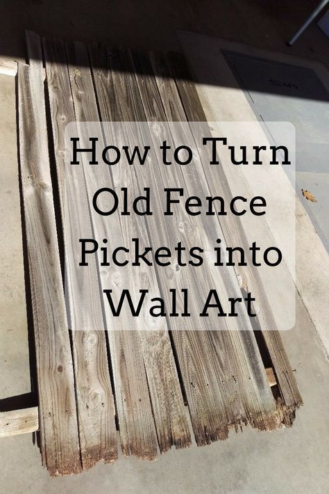 Fence Board Crafts, Picket Fence Decor, Picket Fence Crafts, Old Fence Wood, Backyard Fence Decor, Old Fence Boards, Fence Signs, Fence Picket, Fence Pickets