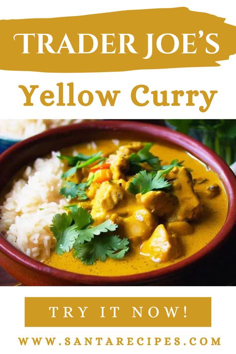 Trader Joe's Recipes, Trader Joes Thai Yellow Curry Sauce Recipes, Yellow Curry, Trader Joes Chicken Curry Recipe, Trader Joes Curry, Trader Joe’s Thai Red Curry Sauce Recipes, Trader Joes Yellow Curry Chicken, Trader Joe’s Yellow Curry Recipe, Trader Joe’s Curry Recipe