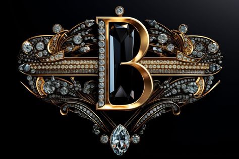 B Letter Images, B Name, Nb Logo, B Names, Gold Logo Design, B Letter, Round Diamond Pendant, Diamond Image, $b Wallpaper