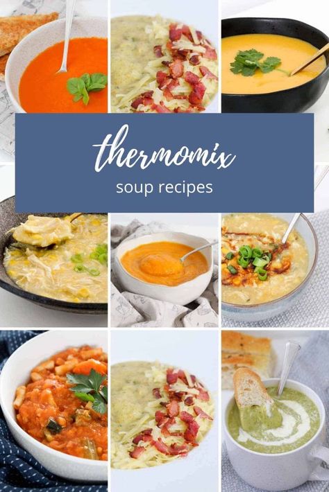 A collection of healthy winter soup recipes made with a Thermomix Warming Recipes, Thermomix Soup, Thermomix Recipes Healthy, Winter Warmers Recipes, Baby Eating, Thermomix Recipes, Healthy Soup Recipes, Healthy Soup, Winter Warmers