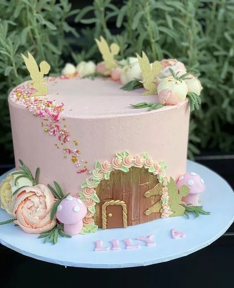 19 + Beautiful Fairy themed baby shower ideas 2022 Fairy Tea Party Birthday Cake, Buttercream Fairy Birthday Cake, Fairy Garden Cakes For Girls Birthday, Fairy Garden Birthday Party Cake, Fairy Tea Party Cake, Enchanted Garden Birthday Cake, Fairy Bday Cake, Fairy Garden Baby Shower Cake, Fairy Garden 1st Birthday Party Girl