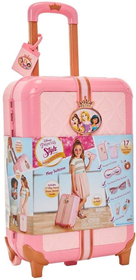 Disney Princess Toys Play Sets, Disney Princess Style Collection, Princess Suitcase, Disney Princess Toys Frozen, House Set Design, Disney Suitcase, Disney Princess Style, Set Design Ideas, Dream House Design