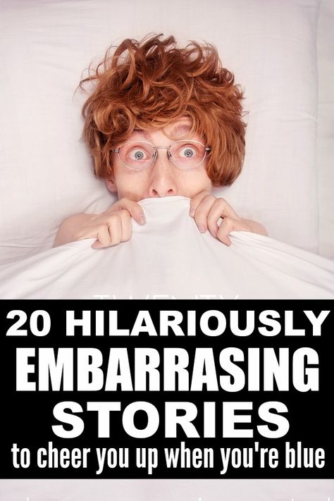 Whether you've just lost someone close to you, have the weight of the world on your shoulders with your problems, or are just having a crappy day, this collection of 20 funny and short embarrassing moments is just what you need to cheer yourself up. Embarrassing Stories, Crappy Day, Cheer Someone Up, Weight Of The World, Can't Sleep, The Nights, Embarrassing Moments, Losing Someone, Short Humor