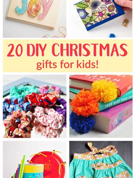 Looking for fun homemade gift ideas? Check out Nana's list of 20 DIY Christmas Gifts for Kids! #WelcometoNanas #ChristmasGiftsforKids #DIYChristmasGifts #HomemadeGiftIdeas Dit Christmas Gifts, Christmas Gifts Made By Kids, Gifts Made By Kids, Kids Homemade Christmas Gifts, Gifts Kids Can Make, Fun Homemade Gifts, Homemade Kids Gifts, Homemade Christmas Presents, Diy Christmas Gifts For Kids