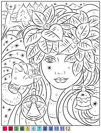 Nicole's Free Coloring Pages: 2021 Coloring Page By Number, Coloring By Numbers For Adults, Color By Number Printable Free Adult, Colour By Numbers For Adults, Color By Number Printable Free Difficult, Adult Color By Number Free Printables, Coloring Pages With Numbers, Free Color By Number Printables, Color By Numbers For Adults