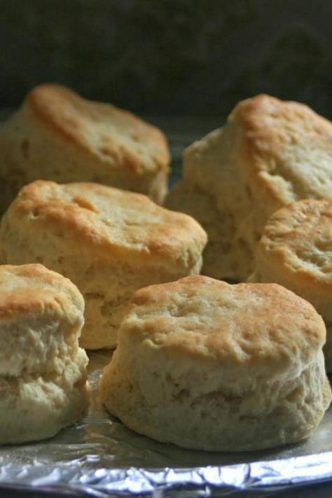 Tender Homemade Sour Cream Biscuits (No-Fail recipe) Breakfast Recipes With Biscuits, Recipes With Biscuits, Casserole With Biscuits, Sour Cream Biscuits, Breakfast Casserole With Biscuits, Baking Powder Biscuits, Make Biscuits, Homemade Sour Cream, Homemade Biscuits Recipe