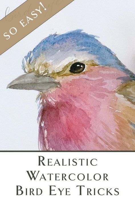 Easy Watercolor Birds For Beginners, Watercolor Bird Tutorial Step By Step, How To Paint Birds, Watercolor For Kids Easy, Watercolor Birds Easy, Watercolors Tutorial, Watercolor Birds Tutorial, Watercolor 101, Drawing Birds